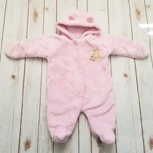 Warm Classic Pooh Disney Baby Girls Snowsuit | 6M